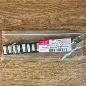 Black and Cream Key Fob